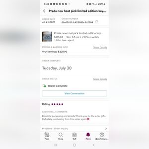 Read I love  posh because of sellers love notes,when you buy from me five stars